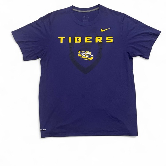 Nike Men's Purple Tigers Graphic Tee - Picture 1 of 4